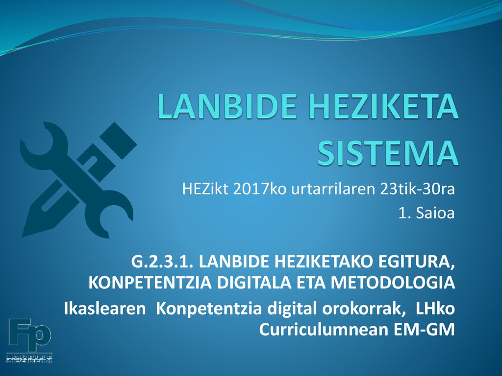 LANBIDE HEZIKETA SISTEMA Ppt Descargar